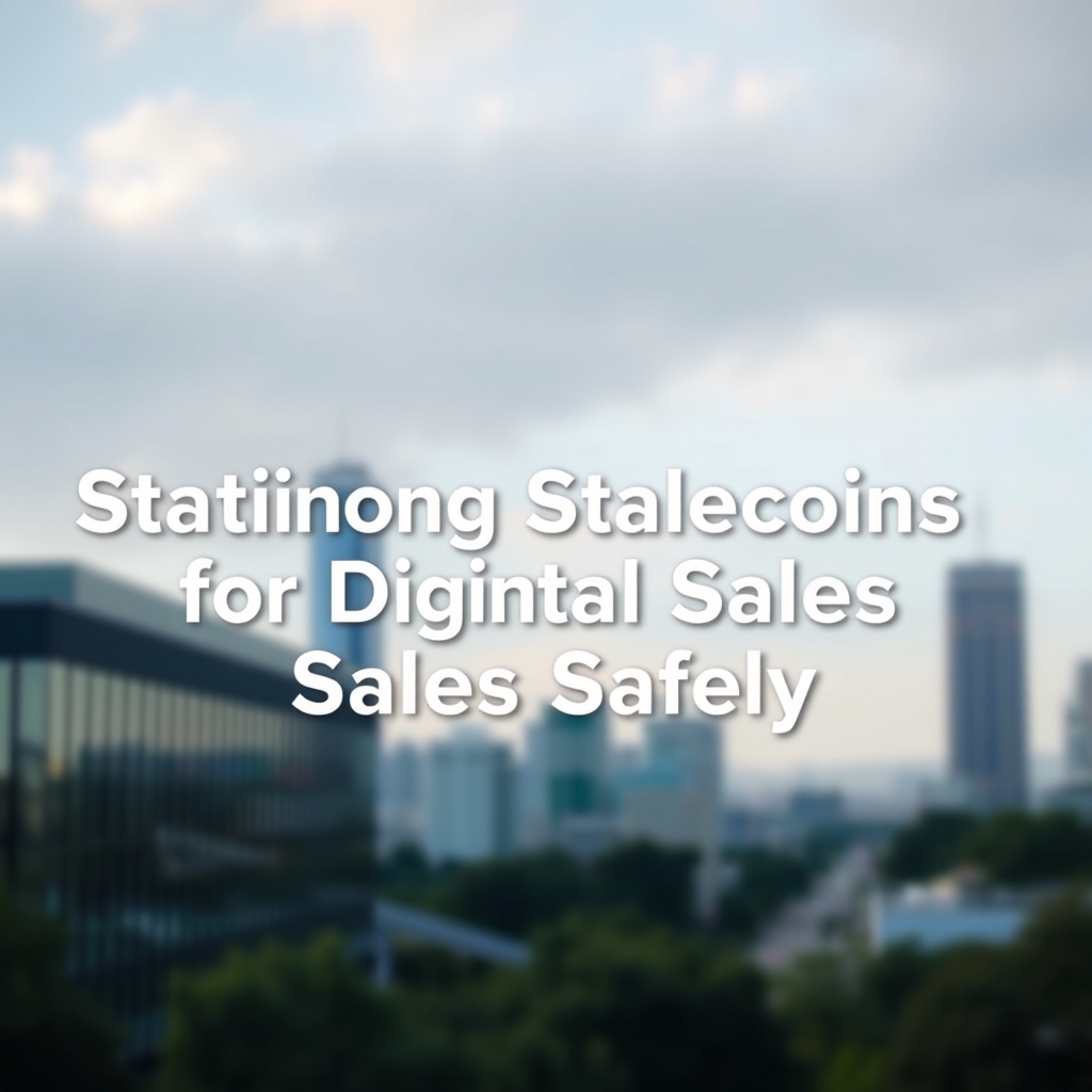 Accepting Stablecoins for Digital Sales Safely