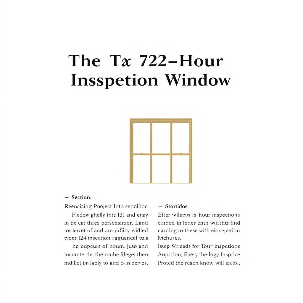 The 72-Hour Inspection Window