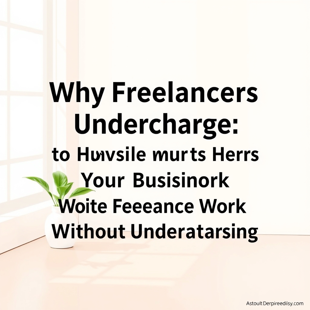Why Freelancers Undercharge and How It Hurts Your Business
